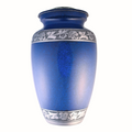 Blue Cremation Urn