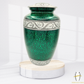 Green Glass Vase