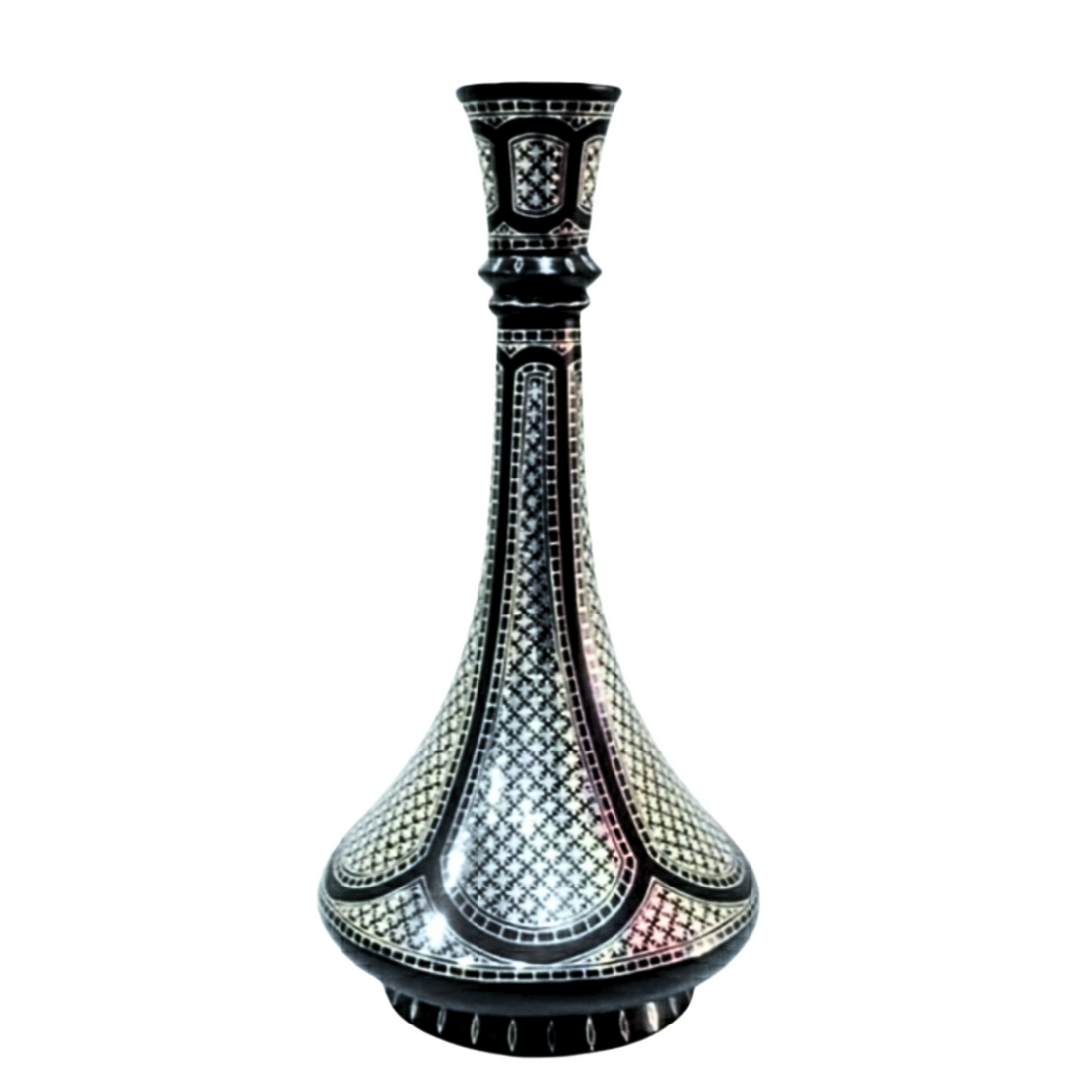 Tall Silver Vase