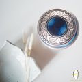 Elegant Blue Brass Urn