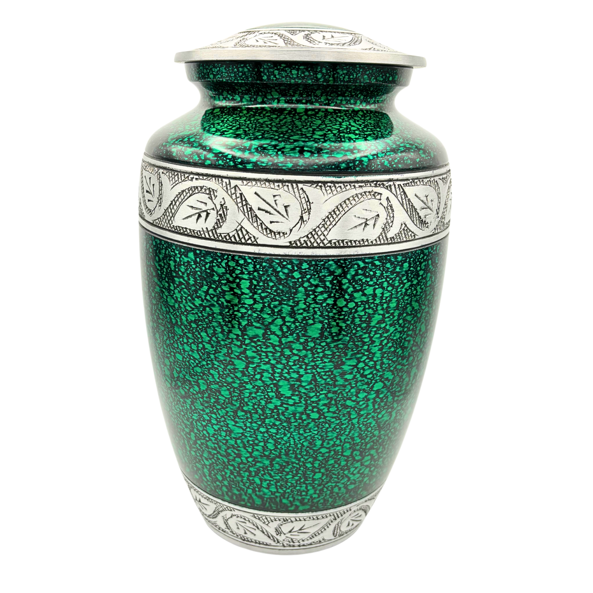 Green Glass Vase