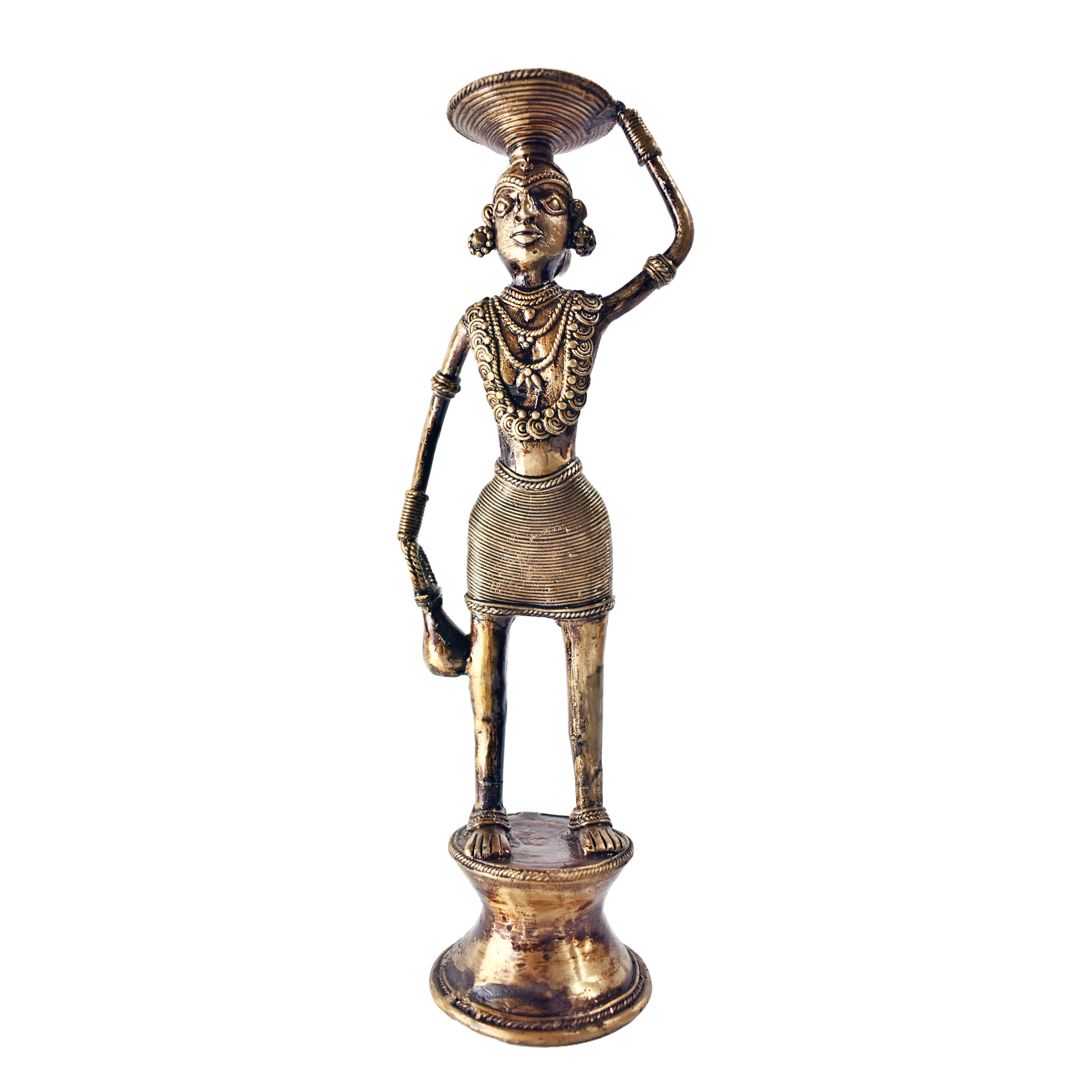 Graceful Stance Bronze Figurine